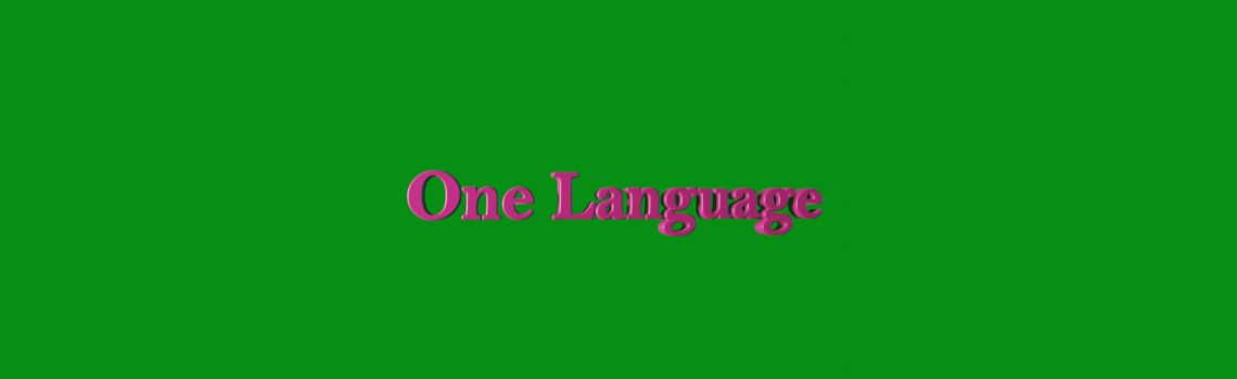 One language