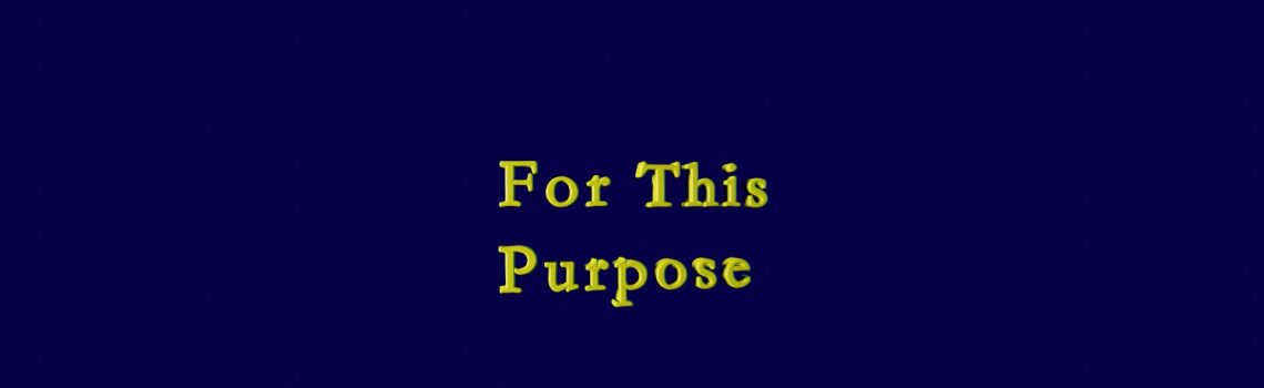 for this purpose