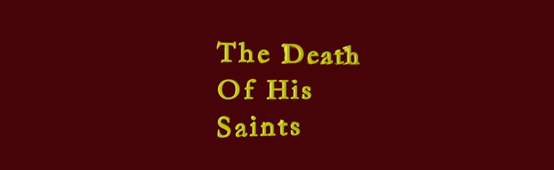 the death of his saints